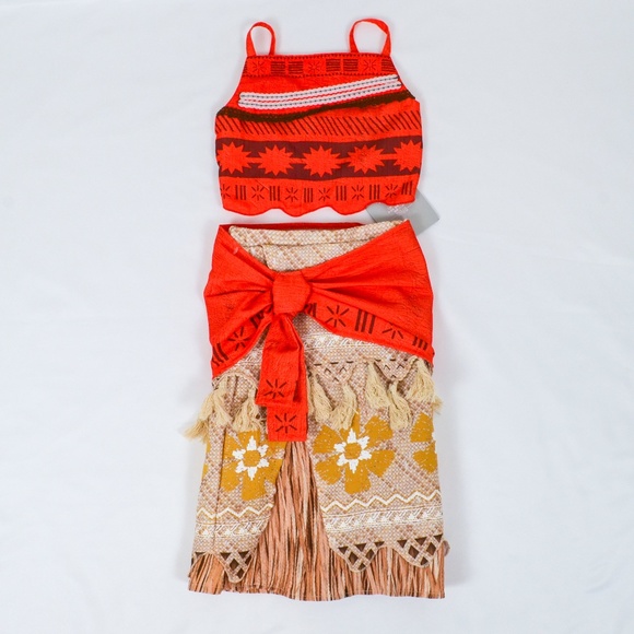 Disney Moana Costume - Red and Yellow - Picture 3 of 7